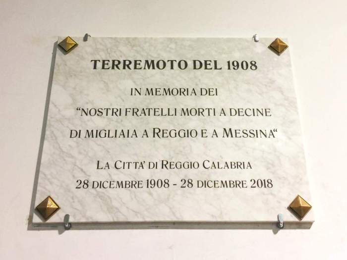 REGGIO CALABRIA RICORDA IL DISASTROSO TERREMOTO DEL 1908