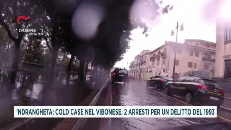 ‘NDRANGHETA: COLD CASE NEL VIBONESE. 2 ARRESTI PER UN DELITTO DEL 1993