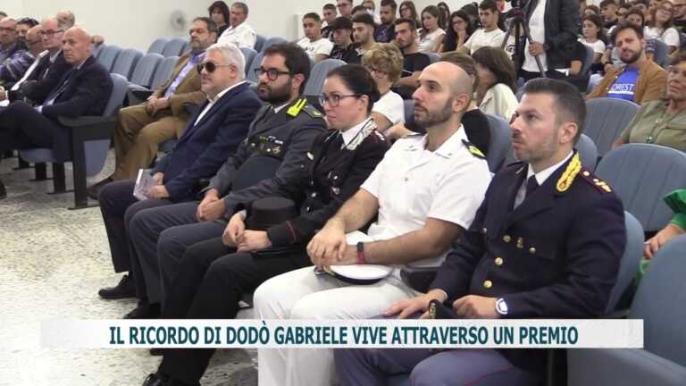 IL RICORDO DI DODÒ GABRIELE VIVE ATTRAVERSO UN PREMIO