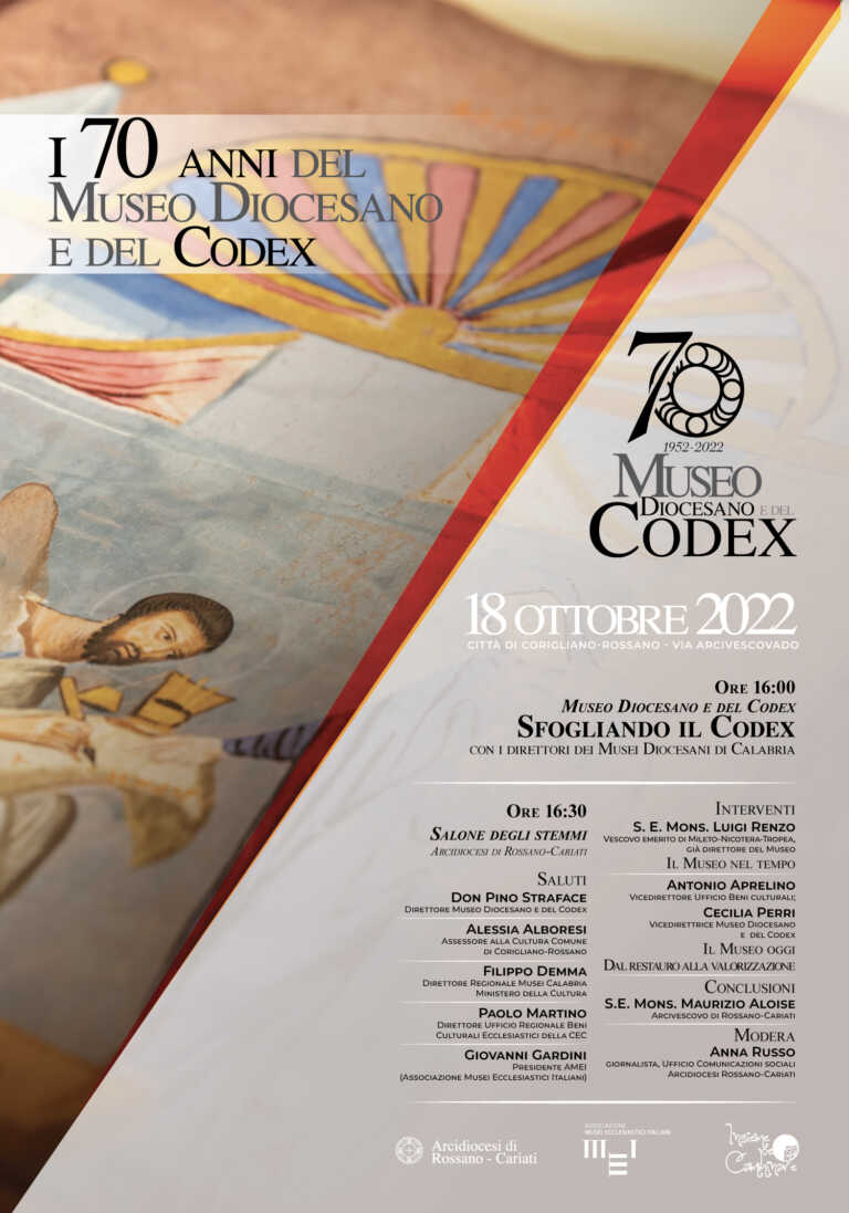Il 18 ottobre apertura straordinaria della teca del Codex Purpureus Rossanensis