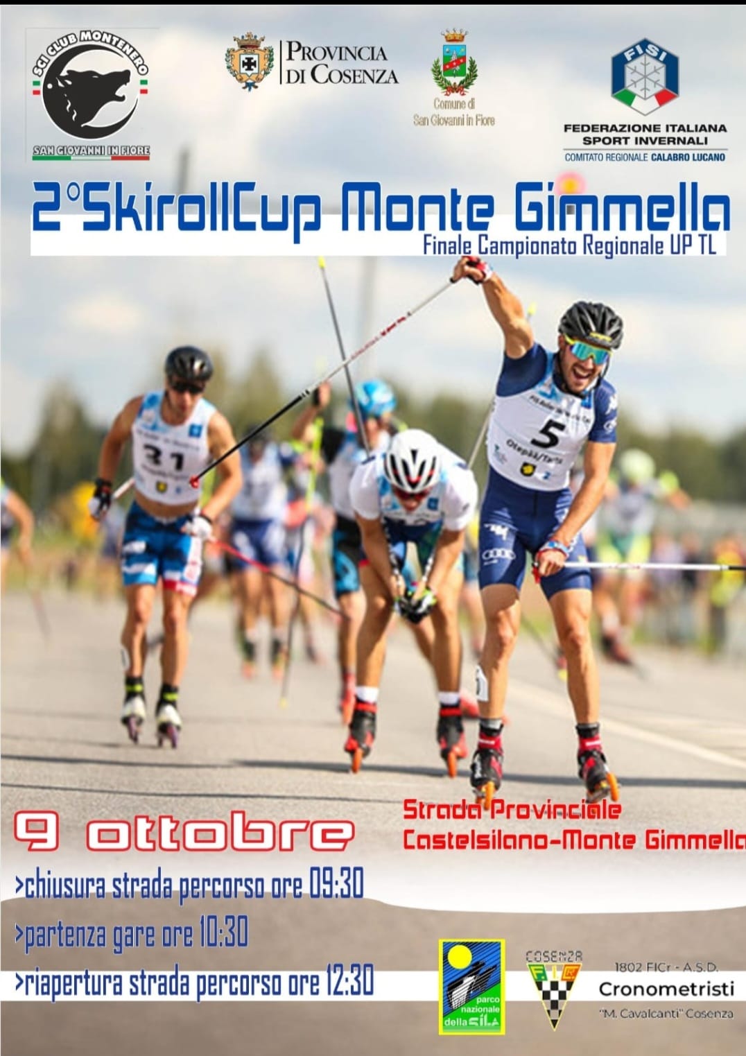 Domenica 9 ottobre al via il 2° Skiroll Cup Monte Gimmella