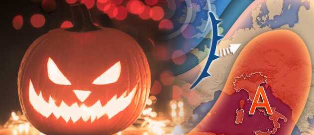 Anticiclone Monster di Halloween, caldo eccezionale e successiva Novembrata