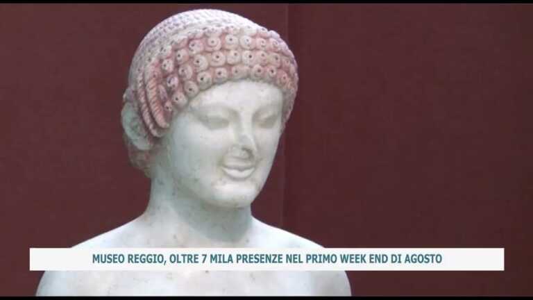 MUSEO REGGIO, OLTRE 7 MILA PRESENZE NEL PRIMO WEEK END DI AGOSTO