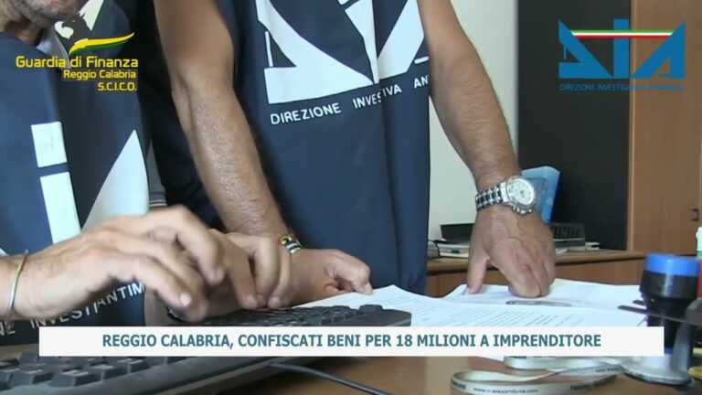 REGGIO CALABRIA, CONFISCATI BENI PER 18 MILIONI A IMPRENDITORE