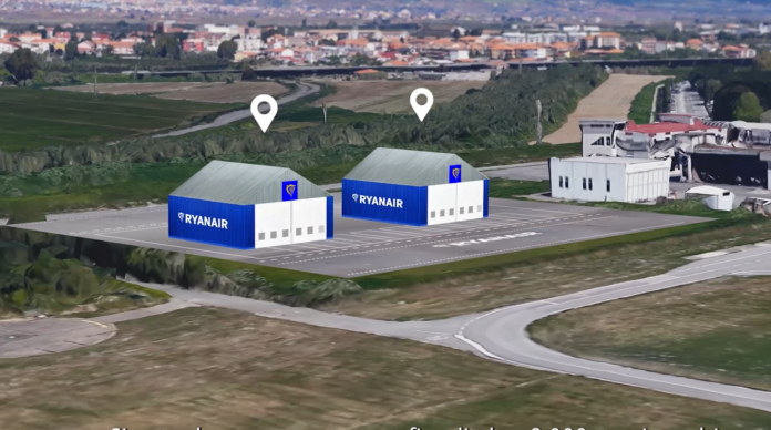 nuovi hangar ryanair a Lamezia Terme